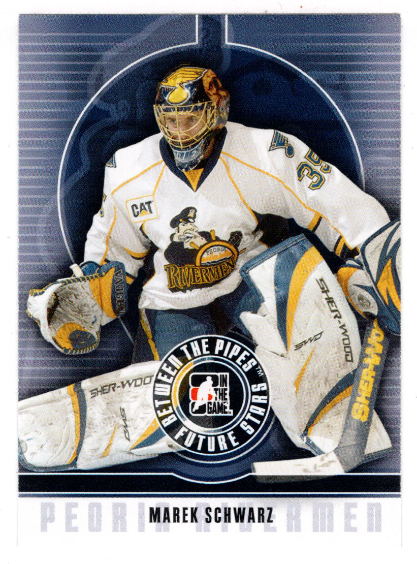 Marek Schwarz - Future Stars (NHL - CHL Hockey Card) 2008-09 ITG Between the Pipes # 32 Mint