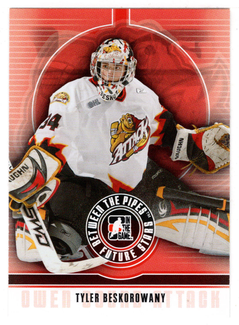 Tyler Beskorowany - Future Stars (NHL - CHL Hockey Card) 2008-09 ITG Between the Pipes # 49 Mint