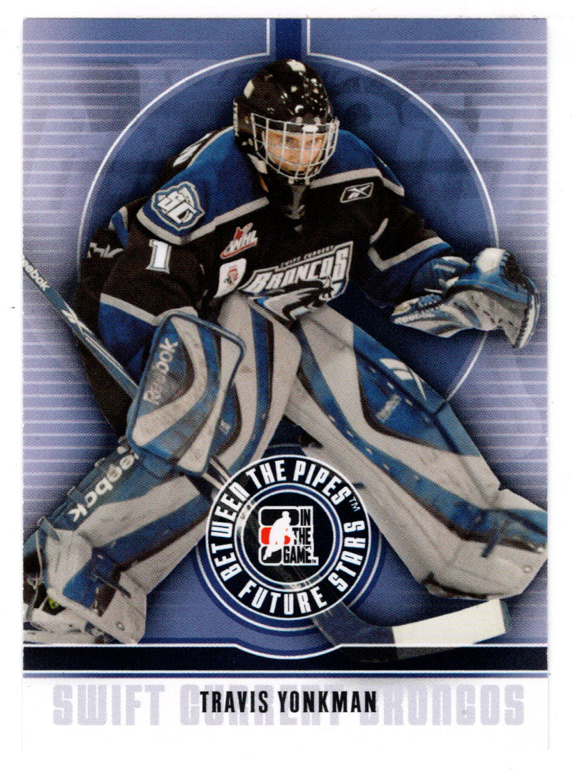 Travis Yonkman - Future Stars (NHL - CHL Hockey Card) 2008-09 ITG Between the Pipes # 58 Mint
