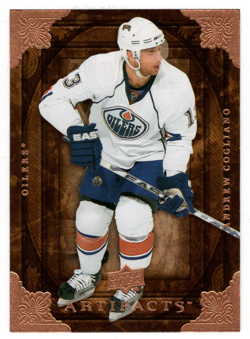 Andrew Cogliano - Edmonton Oilers (NHL Hockey Card) 2008-09 Upper Deck Artifacts # 58 Mint