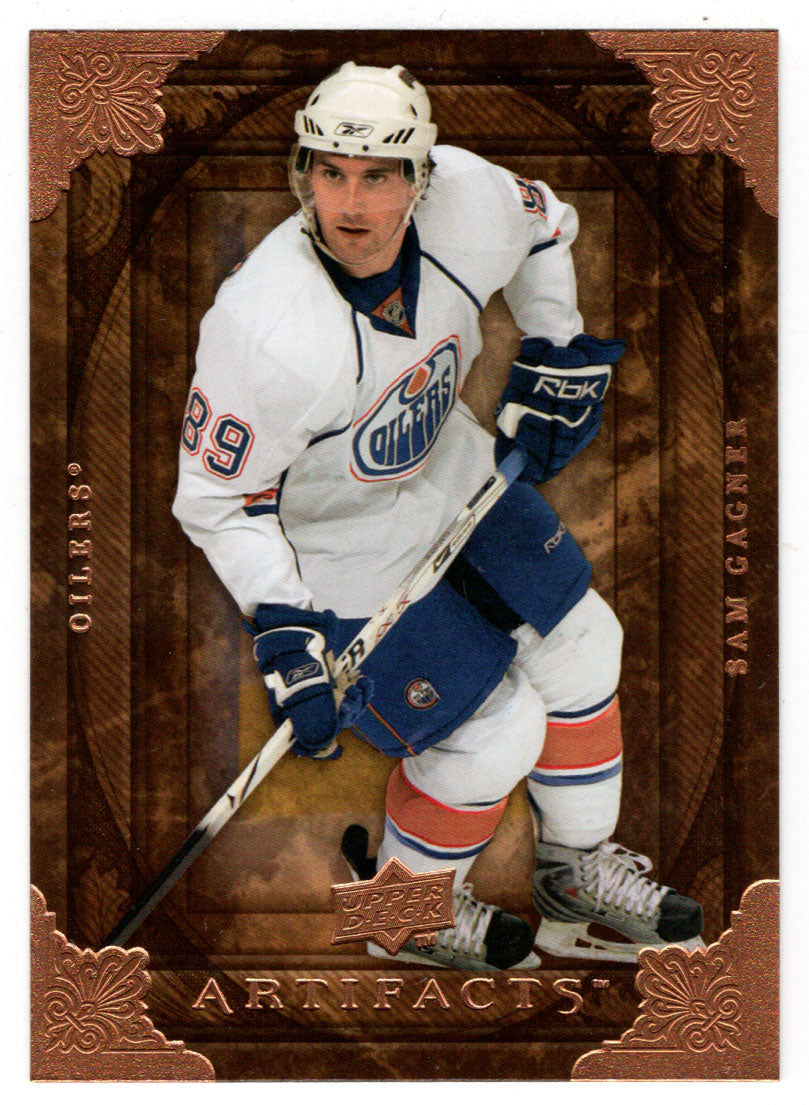 Sam Gagner - Edmonton Oilers (NHL Hockey Card) 2008-09 Upper Deck Artifacts # 59 Mint