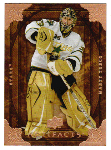  2009 Upper Deck MVP # 208 Marty Turco Dallas Stars (Hockey  Card) NM/MT Stars : Collectibles & Fine Art