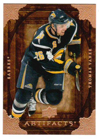 Thomas Vanek - Buffalo Sabres (NHL Hockey Card) 2008-09 Upper Deck Artifacts # 87 Mint