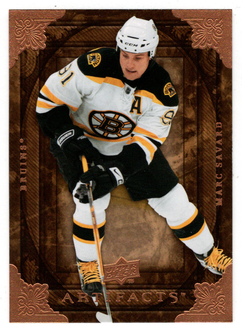 Marc Savard - Boston Bruins (NHL Hockey Card) 2008-09 Upper Deck Artifacts # 94 Mint