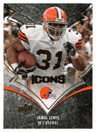 Jamal Lewis - Cleveland Browns (NFL Football Card) 2008 Upper Deck Icons # 4 Mint