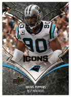 Julius Peppers - Carolina Panthers (NFL Football Card) 2008 Upper Deck Icons # 14 Mint