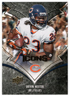 Devin Hester - Chicago Bears (NFL Football Card) 2008 Upper Deck Icons # 17 Mint