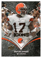 Braylon Edwards - Cincinnati Bengals (NFL Football Card) 2008 Upper Deck Icons # 24 Mint