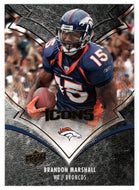 Brandon Marshall - Denver Broncos (NFL Football Card) 2008 Upper Deck Icons # 28 Mint