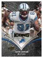 Calvin Johnson - Detroit Lions (NFL Football Card) 2008 Upper Deck Icons # 31 Mint