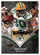 Donald Driver - Green Bay Packers (NFL Football Card) 2008 Upper Deck Icons # 35 Mint