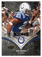 Bob Sanders - Indianapolis Colts (NFL Football Card) 2008 Upper Deck Icons # 43 Mint