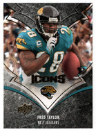 Fred Taylor - Jacksonville Jaguars (NFL Football Card) 2008 Upper Deck Icons # 47 Mint