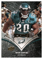 Brian Dawkins - Philadelphia Eagles (NFL Football Card) 2008 Upper Deck Icons # 74 Mint