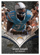 Antonio Cromartie - San Diego Chargers (NFL Football Card) 2008 Upper Deck Icons # 81 Mint