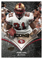 Frank Gore - San Francisco 49ers (NFL Football Card) 2008 Upper Deck Icons # 84 Mint