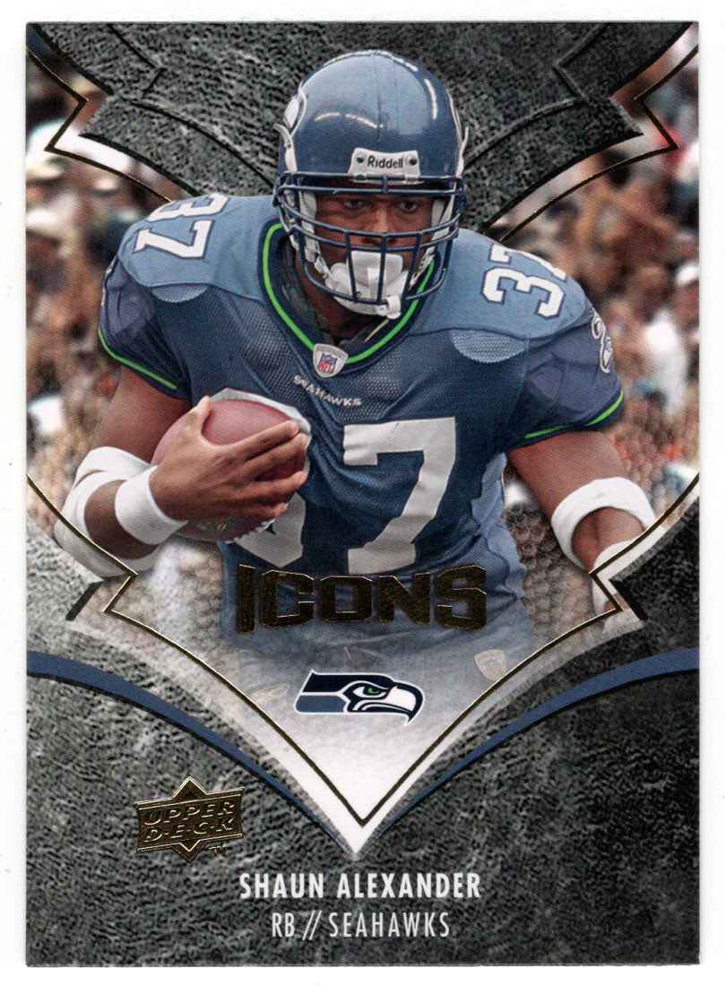 Shaun Alexander - Seattle Seahawks (NFL Football Card) 2008 Upper Deck Icons # 87 Mint