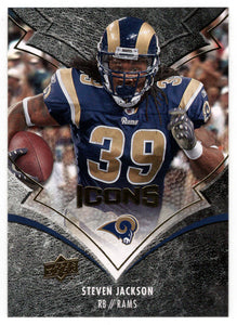 Steven Jackson - St. Louis Rams (NFL Football Card) 2008 Upper Deck Icons # 89 Mint