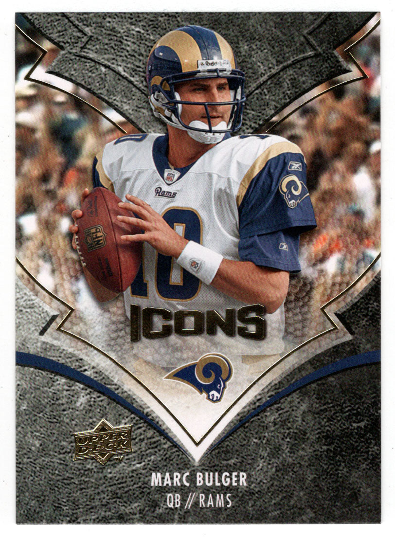 Marc Bulger - St. Louis Rams (NFL Football Card) 2008 Upper Deck Icons # 91 Mint
