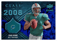 Chad Henne 207/250 - Miami Dolphins - Class of 2008 (NFL Football Card) 2008 Upper Deck Icons # 113 Mint