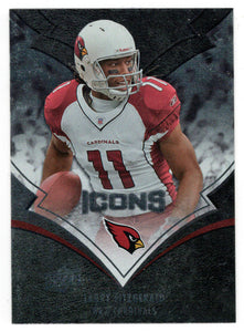 Larry Fitzgerald - Arizona Cardinals - Ranibow Foil (NFL Football Card) 2008 Upper Deck Icons # 2 Mint