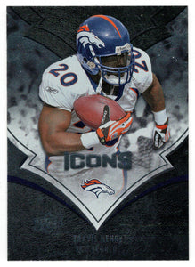 Travis Henry - Denver Broncos - Ranibow Foil (NFL Football Card) 2008 Upper Deck Icons # 29 Mint