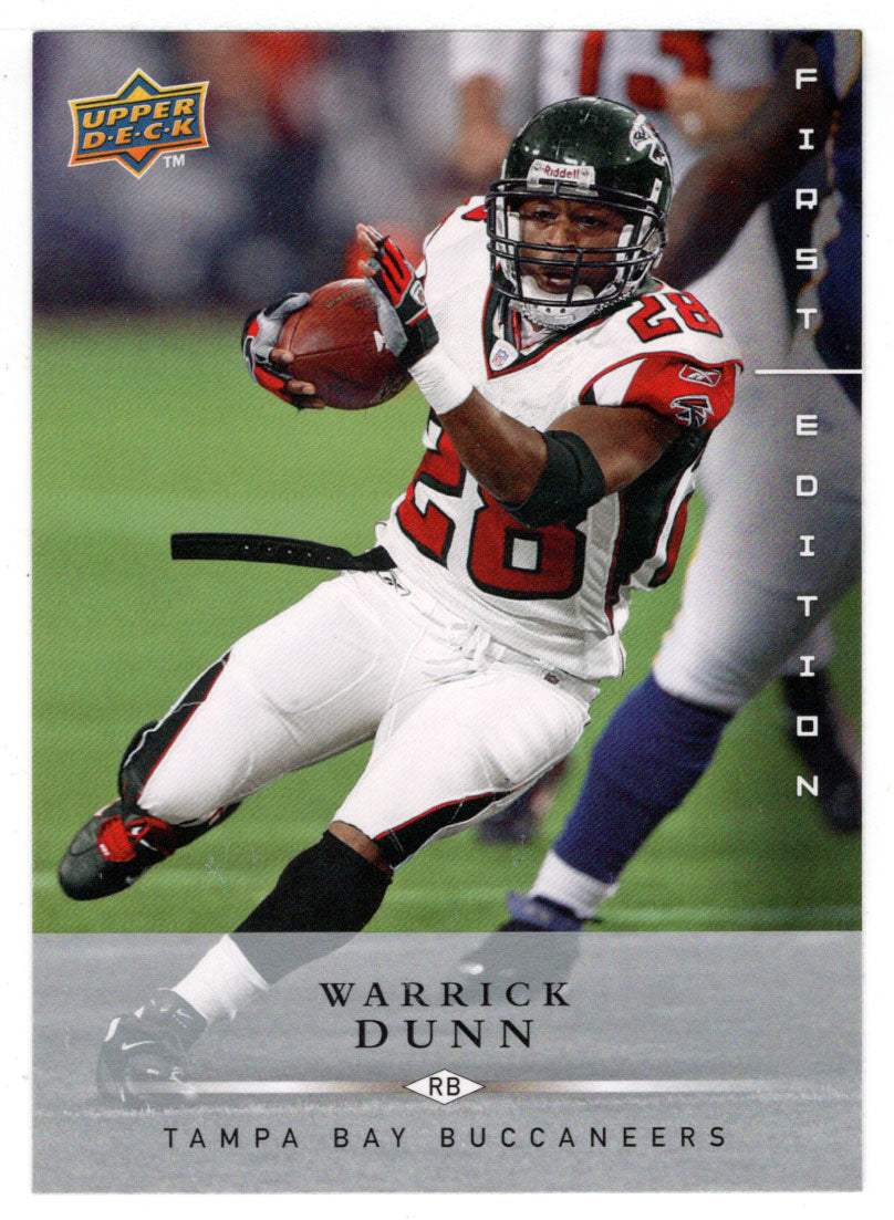 Warrick Dunn - Atlanta Falcons (NFL Football Card) 2008 Upper Deck First Edition # 7 Mint