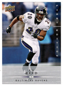 Ed Reed - Baltimore Ravens (NFL Football Card) 2008 Upper Deck First Edition # 10 Mint