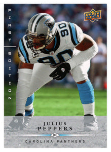 Julius Peppers - Carolina Panthers (NFL Football Card) 2008 Upper Deck First Edition # 21 Mint