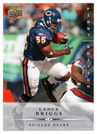Lance Briggs - Chicago Bears (NFL Football Card) 2008 Upper Deck First Edition # 25 Mint