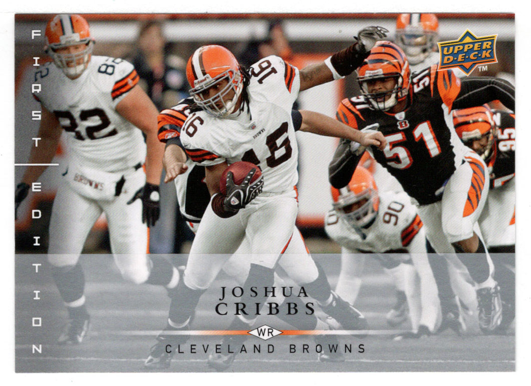 Joshua Cribbs - Cleveland Browns (NFL Football Card) 2008 Upper Deck First Edition # 35 Mint