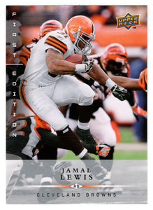 Jamal Lewis - Cleveland Browns (NFL Football Card) 2008 Upper Deck First Edition # 36 Mint