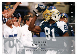 Terrell Owens - Dallas Cowboys (NFL Football Card) 2008 Upper Deck First Edition # 43 Mint