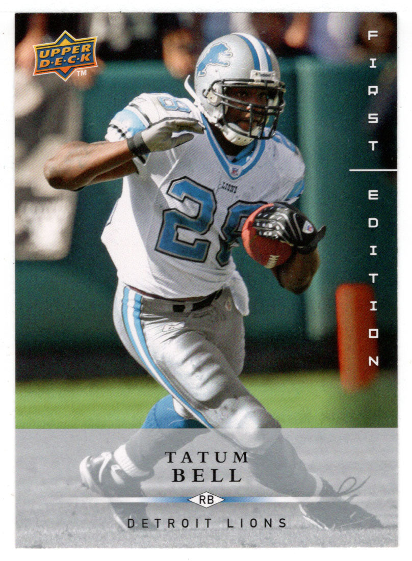 Tatum Bell - Detroit Lions (NFL Football Card) 2008 Upper Deck First Edition # 49 Mint