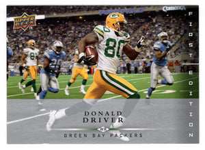 Donald Driver - Green Bay Packers (NFL Football Card) 2008 Upper Deck First Edition # 57 Mint