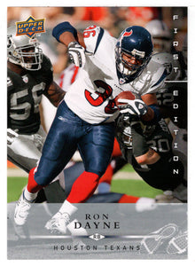 Ron Dayne - Houston Texans (NFL Football Card) 2008 Upper Deck First Edition # 62 Mint