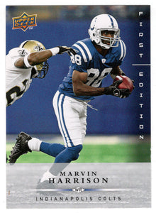 Marvin Harrison - Indianapolis Colts (NFL Football Card) 2008 Upper Deck First Edition # 66 Mint