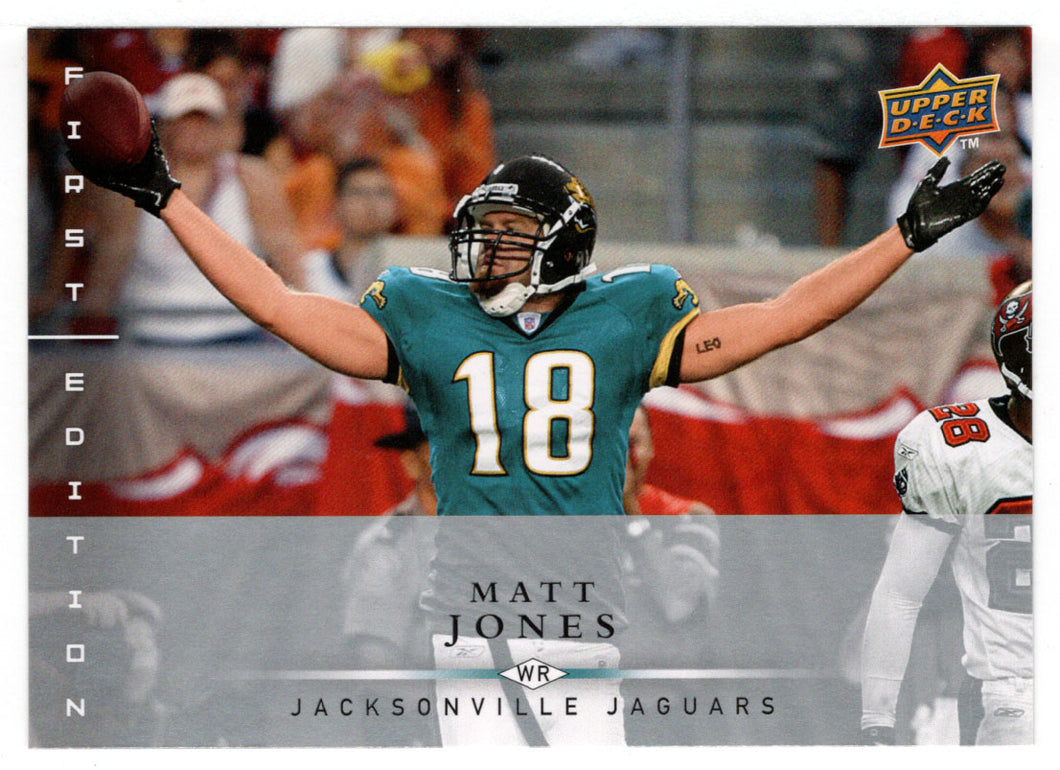 Matt Jones - Jacksonville Jaguars (NFL Football Card) 2008 Upper Deck First Edition # 68 Mint