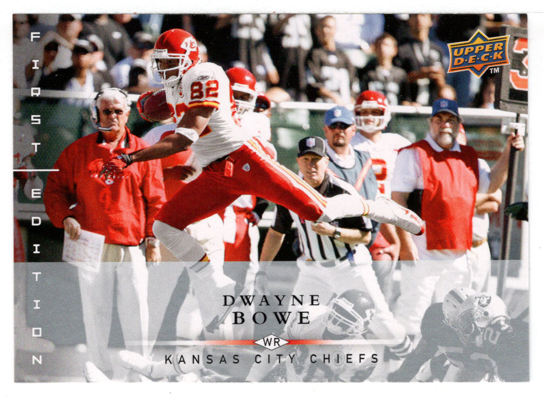 Dwayne Bowe - Kansas City Chiefs (NFL Football Card) 2008 Upper Deck First Edition # 73 Mint