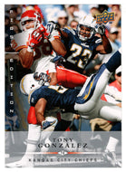 Tony Gonzalez - Kansas City Chiefs (NFL Football Card) 2008 Upper Deck First Edition # 76 Mint