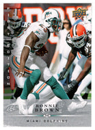 Ronnie Brown - Miami Dolphins (NFL Football Card) 2008 Upper Deck First Edition # 77 Mint