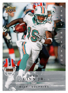 Ted Ginn Jr. - Miami Dolphins (NFL Football Card) 2008 Upper Deck First Edition # 79 Mint