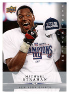 Michael Strahan - New York Giants (NFL Football Card) 2008 Upper Deck First Edition # 94 Mint