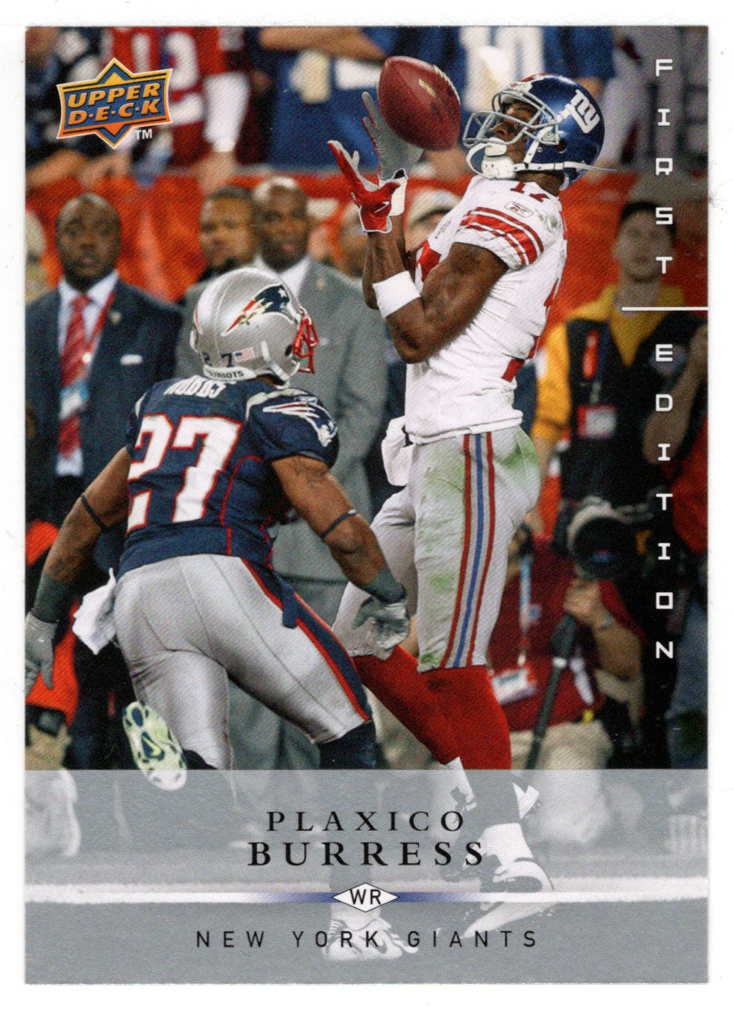 Plaxico Burress - New York Giants (NFL Football Card) 2008 Upper Deck First Edition # 95 Mint