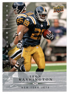 Leon Washington - New York Jets (NFL Football Card) 2008 Upper Deck First Edition # 101 Mint