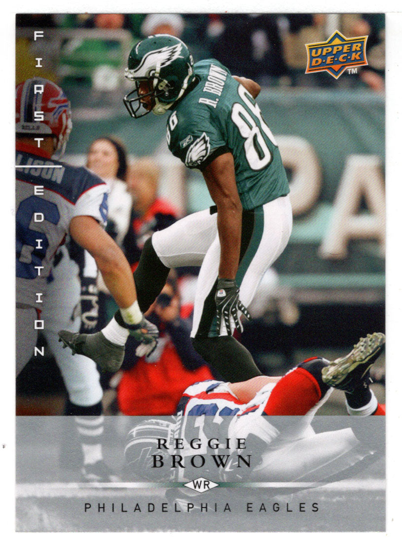 Reggie Brown - Philadelphia Eagles (NFL Football Card) 2008 Upper Deck First Edition # 110 Mint