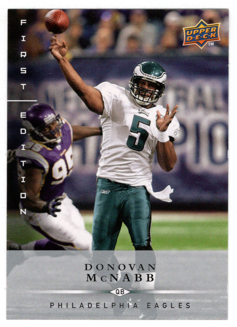 Donovan McNabb - Philadelphia Eagles (NFL Football Card) 2008 Upper Deck First Edition # 111 Mint