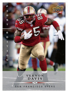 Vernon Davis - San Francisco 49ers (NFL Football Card) 2008 Upper Deck First Edition # 124 Mint