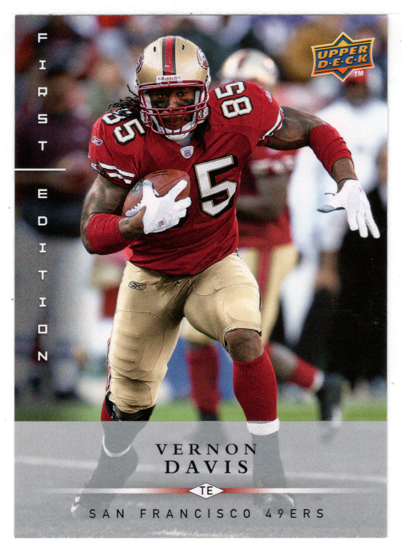 Vernon Davis - San Francisco 49ers (NFL Football Card) 2008 Upper Deck First Edition # 124 Mint