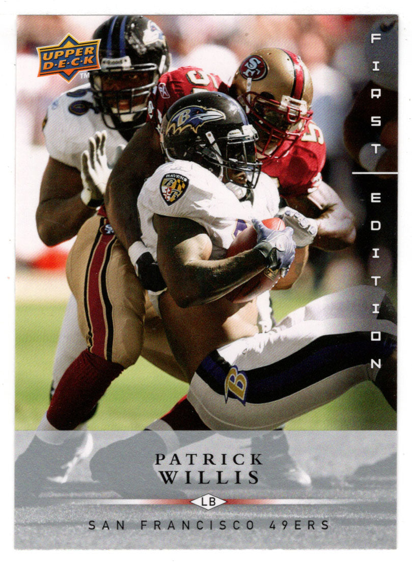 Patrick Willis - San Francisco 49ers (NFL Football Card) 2008 Upper Deck First Edition # 125 Mint